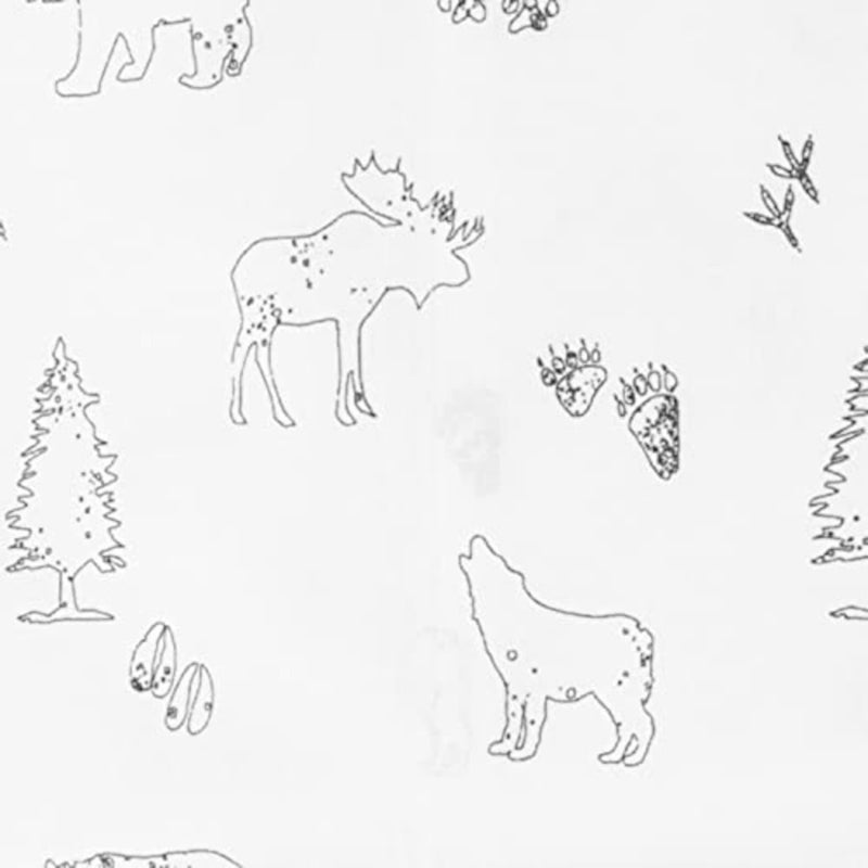 Eddie Bauer Home | Percale Collection Sheet Set-100% Cotton, Crisp & Cool, Lightweight & Moisture-Wicking Bedding, Queen, Animal Tracks - Image 3